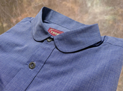 Blue Periwinkle end on end Men's Dakota shirt