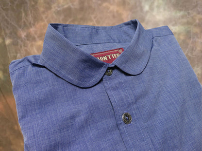 Blue Periwinkle end on end Men's Dakota shirt