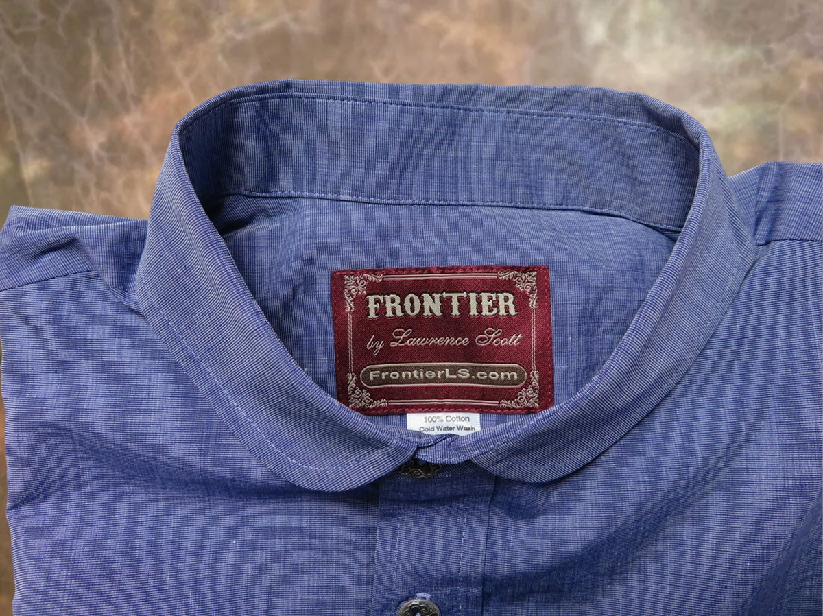 Blue Periwinkle end on end Men's Dakota shirt