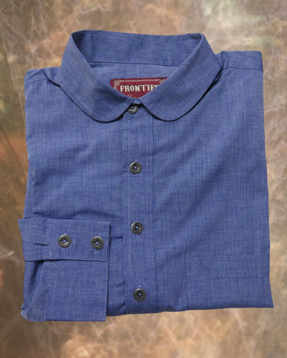 Blue Periwinkle end on end Men's Dakota shirt