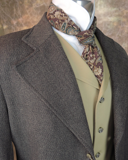 Men's Frock Coat - Earth Brown Heavy Twill