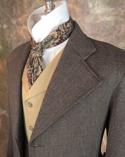 Men's Frock Coat - Earth Brown Heavy Twill