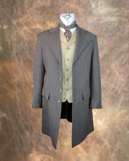 Men's Frock Coat - Earth Brown Heavy Twill