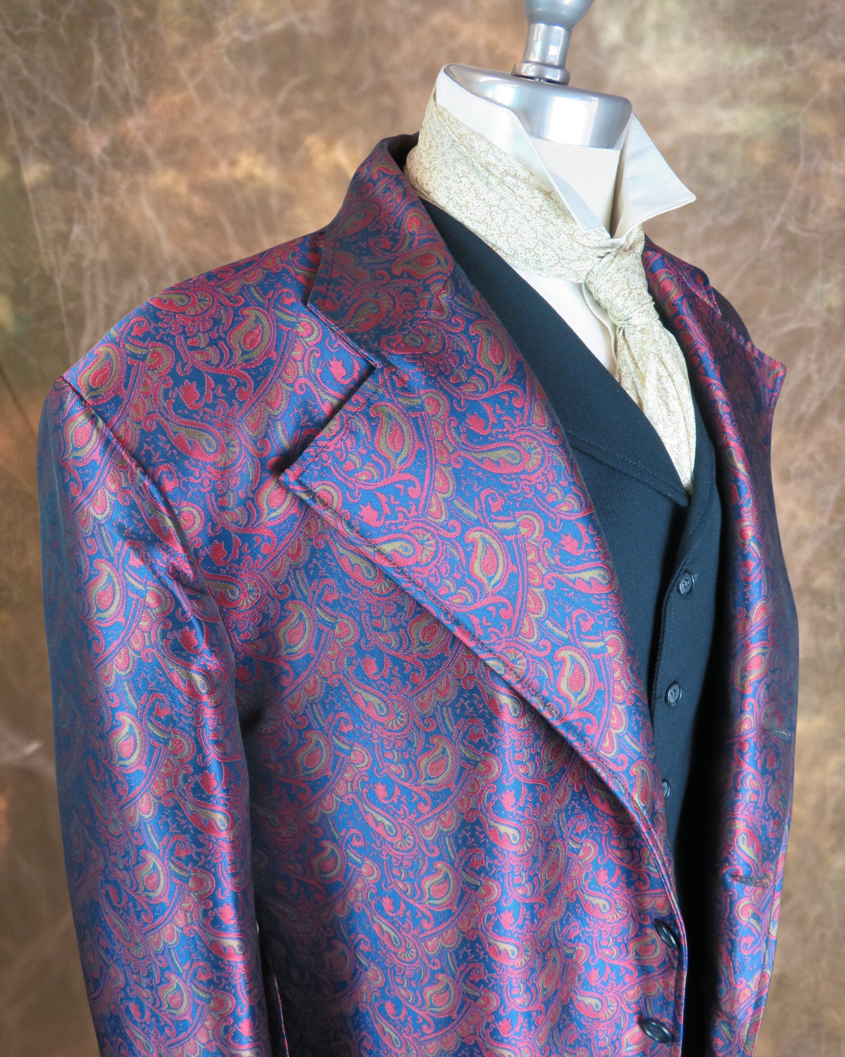 Men's Brocade Frock Coat - Inverse RBG