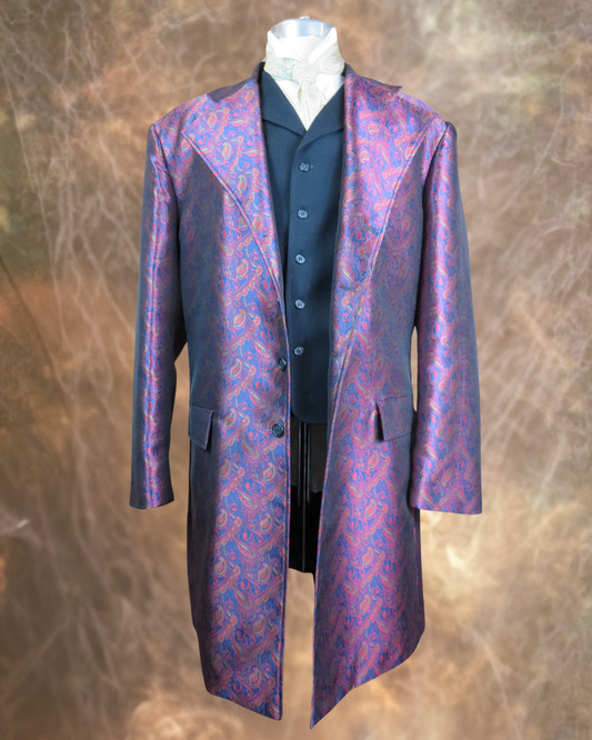 Men's Brocade Frock Coat - Inverse RBG