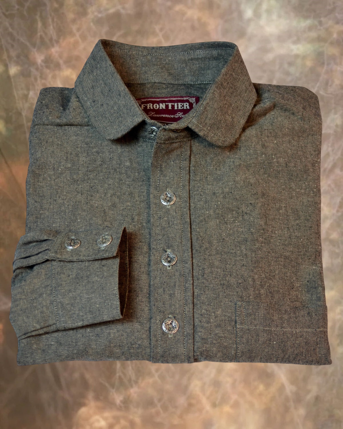 Charcoal Grey Oxford Men's Dakota Shirt