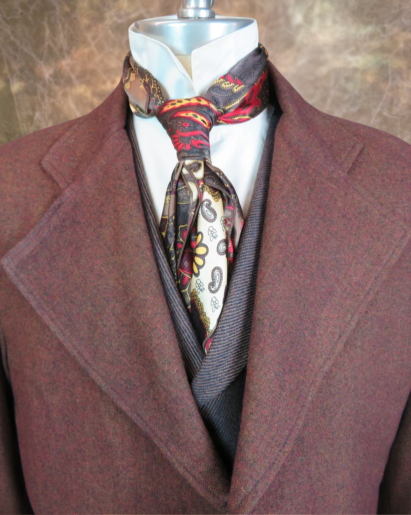 Men's Frock Coat - Clay and Rust Donegal 207b