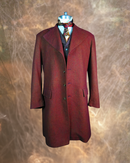 Men's Frock Coat - Clay and Rust Donegal 207b