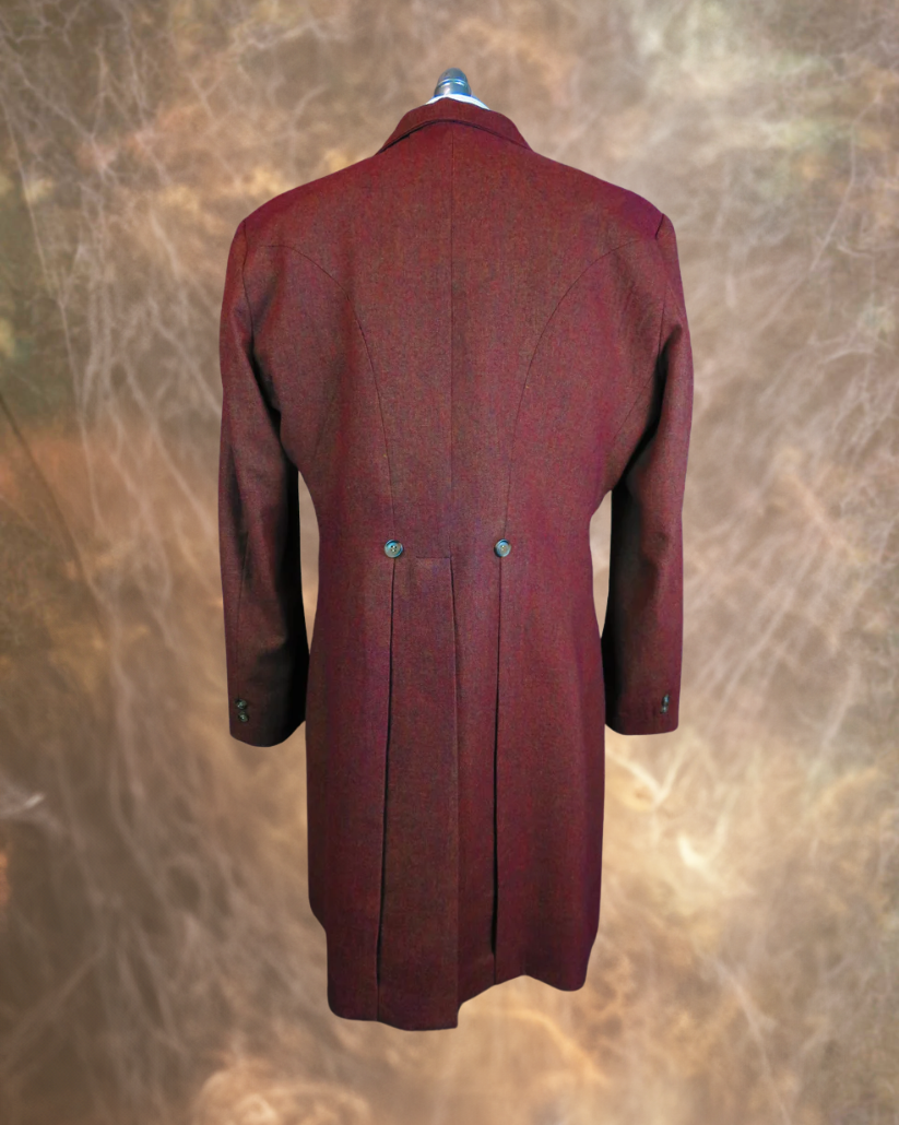 Men's Frock Coat - Clay and Rust Donegal 207b