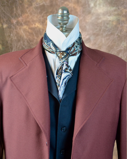 Men's Frock Coat - Red Clay Worsted f122