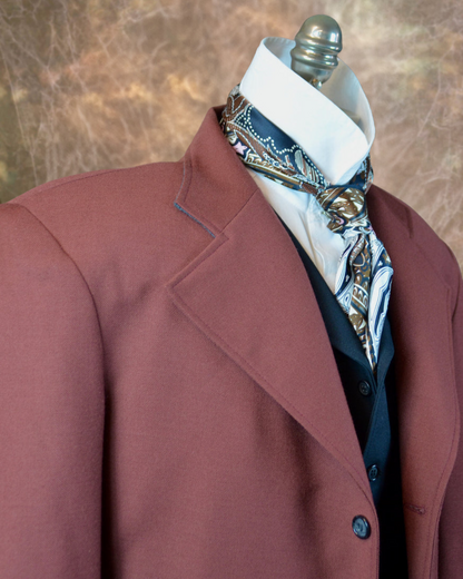 Men's Frock Coat - Red Clay Worsted f122