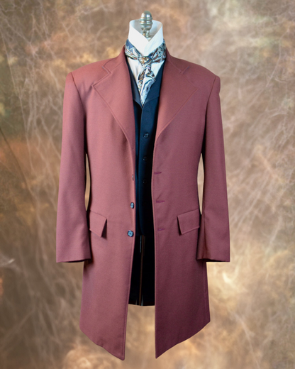 Men's Frock Coat - Red Clay Worsted f122