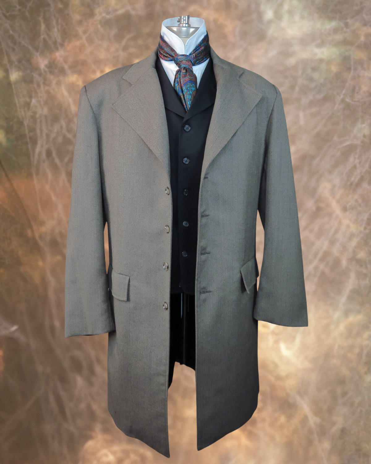 Men's Frock Coat Granite Herringbone #2667