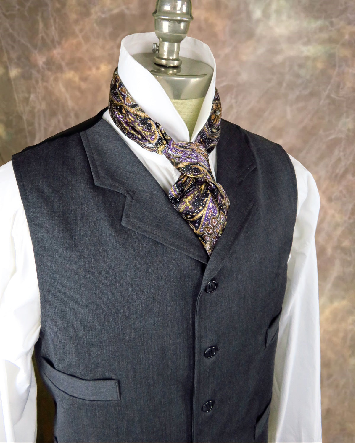 Men's Notch Vest - Grey