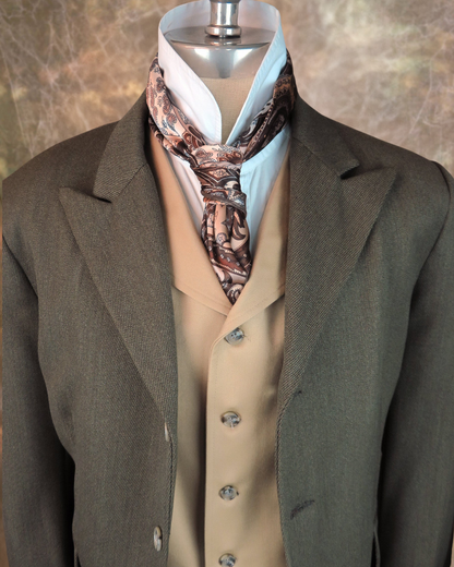 Men's Town Coat - Earth Brown Twill #6014