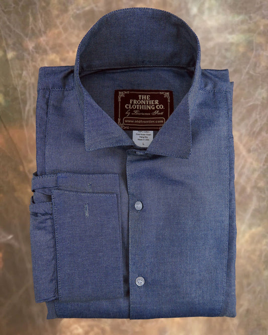 Blue Heather Tuxedo Shirt