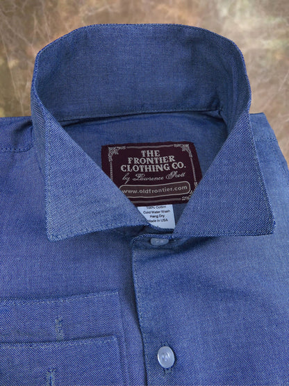 Blue Heather Tuxedo Shirt