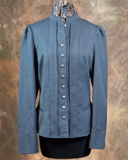 Women's Victoriana Jacket - Grey Twill f189