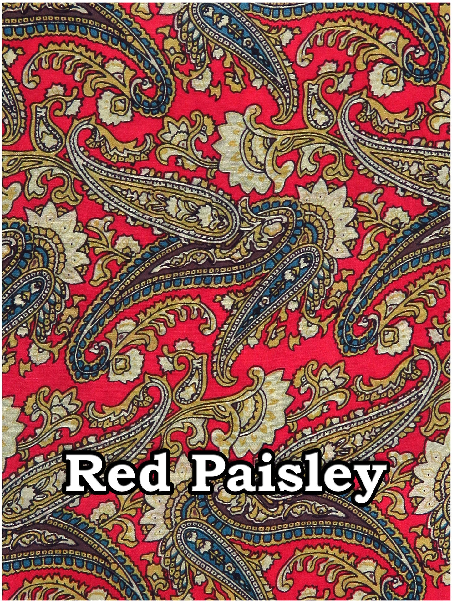 Crepe de Chine Paisley Rags