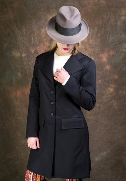 Women's Frock Coat - Black