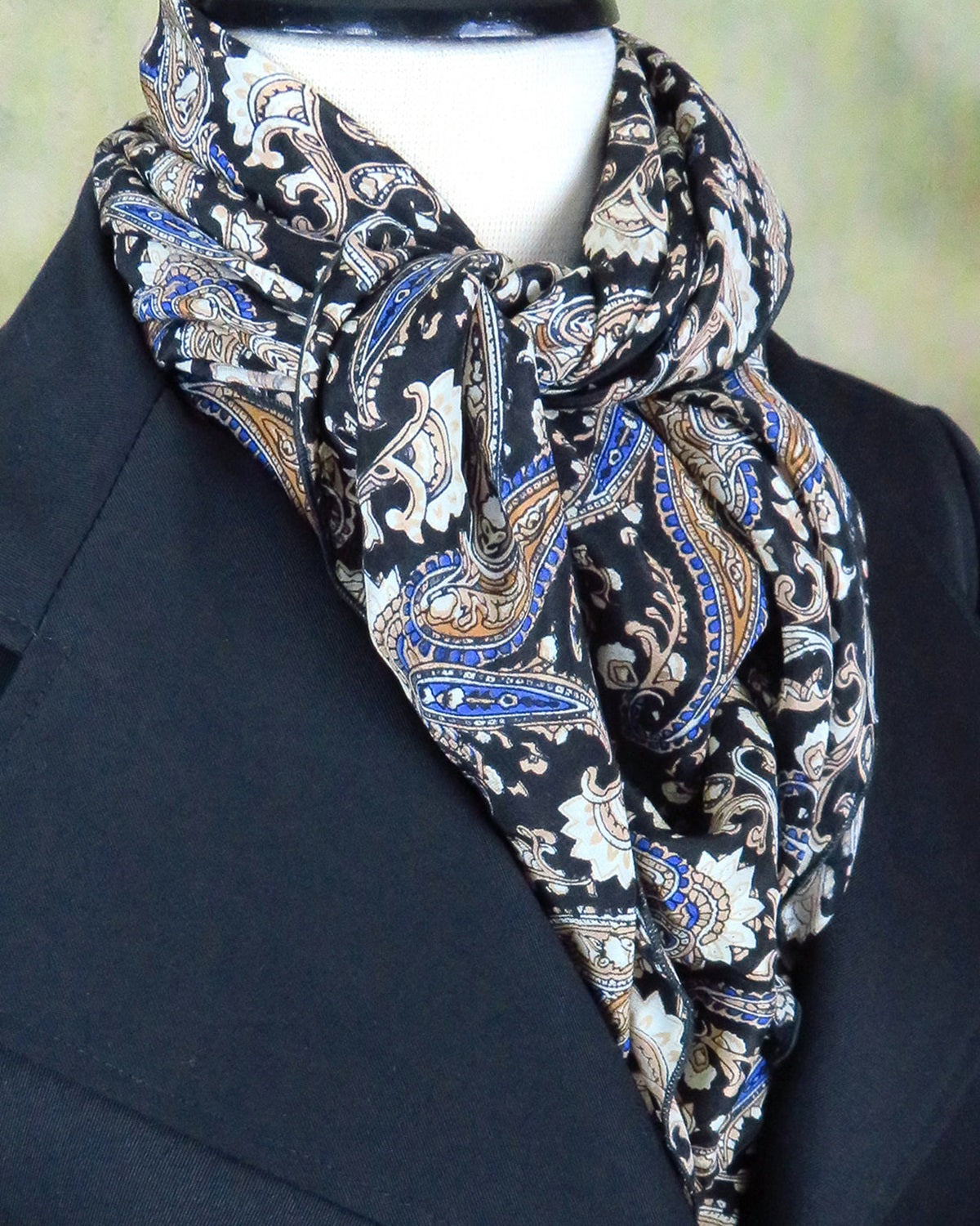 Crepe de Chine Paisley Rags